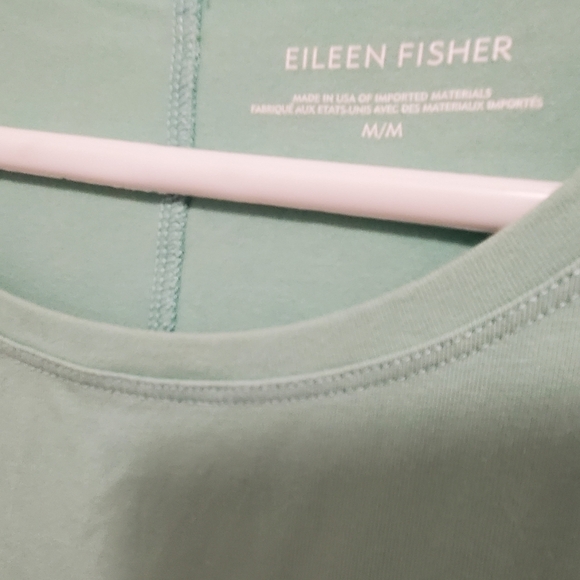 Eileen Fisher Cotton Stretch Jersey‎ Tank Dress Slim Fit, Knee Length sz M - Picture 2 of 9